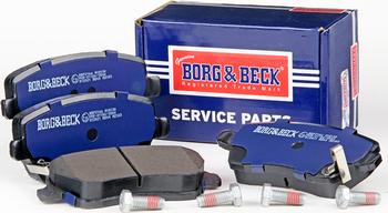Borg & Beck BBP2166 - Тормозные колодки, дисковые, комплект autodnr.net