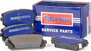 Borg & Beck BBP2179 - Гальмівні колодки, дискові гальма autocars.com.ua
