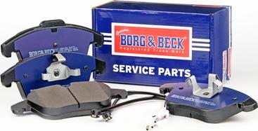 Borg & Beck BBP2184 - Гальмівні колодки, дискові гальма autocars.com.ua