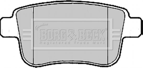 Borg & Beck BBP2185 - Гальмівні колодки, дискові гальма autocars.com.ua