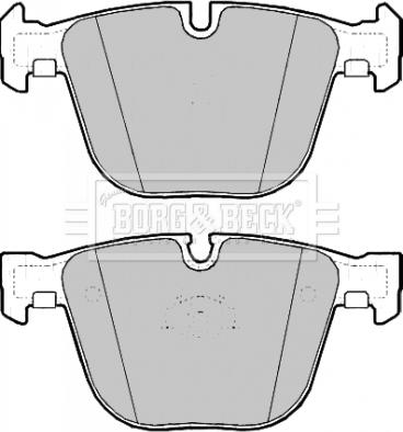 Borg & Beck BBP2188 - Тормозные колодки, дисковые, комплект avtokuzovplus.com.ua