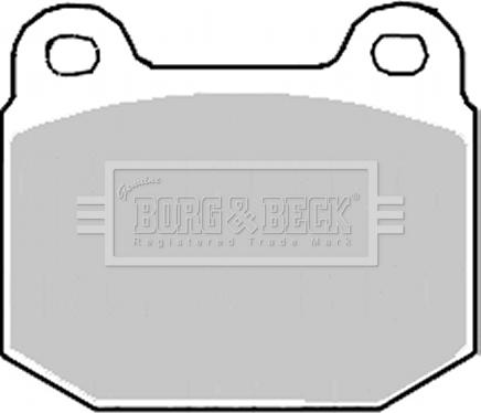 Borg & Beck BBP2194 - Гальмівні колодки, дискові гальма autocars.com.ua