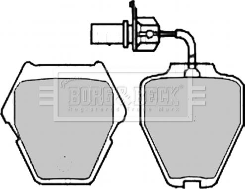 Lucas Electrical GDB1381 - Гальмівні колодки, дискові гальма autocars.com.ua