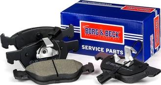Borg & Beck BBP2200 - Гальмівні колодки, дискові гальма autocars.com.ua