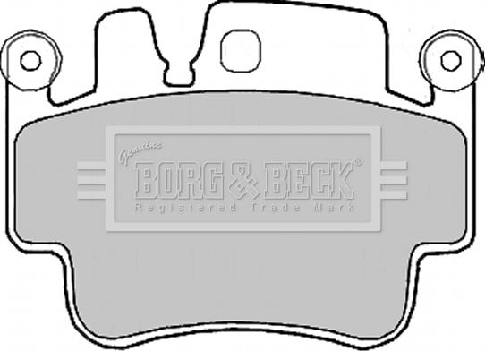 Borg & Beck BBP2202 - Тормозные колодки, дисковые, комплект autodnr.net
