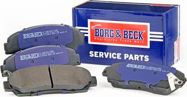 Borg & Beck BBP2204 - Гальмівні колодки, дискові гальма autocars.com.ua