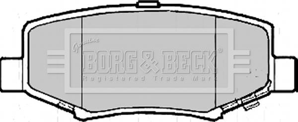 Borg & Beck BBP2208 - Гальмівні колодки, дискові гальма autocars.com.ua