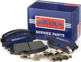 Borg & Beck BBP2214 - Гальмівні колодки, дискові гальма autocars.com.ua