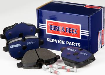 Borg & Beck BBP2225 - Тормозные колодки, дисковые, комплект avtokuzovplus.com.ua
