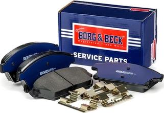 Borg & Beck BBP2228 - Тормозные колодки, дисковые, комплект autodnr.net