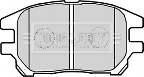 Borg & Beck BBP2231 - Тормозные колодки, дисковые, комплект avtokuzovplus.com.ua