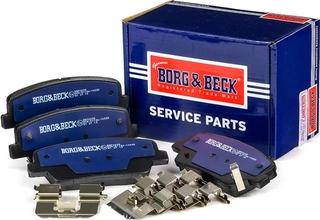 Borg & Beck BBP2238 - Гальмівні колодки, дискові гальма autocars.com.ua