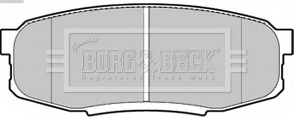Borg & Beck BBP2244 - Гальмівні колодки, дискові гальма autocars.com.ua