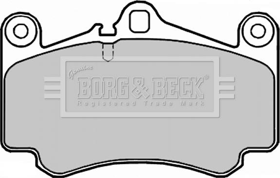 Borg & Beck BBP2255 - Гальмівні колодки, дискові гальма autocars.com.ua