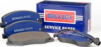 Borg & Beck BBP2268 - Тормозные колодки, дисковые, комплект avtokuzovplus.com.ua