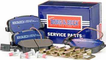 Borg & Beck BBP2279 - Тормозные колодки, дисковые, комплект avtokuzovplus.com.ua