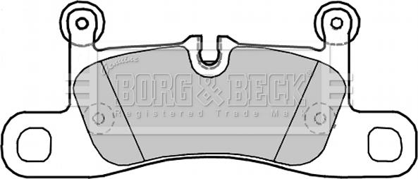 Borg & Beck BBP2280 - Гальмівні колодки, дискові гальма autocars.com.ua