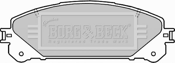 Borg & Beck BBP2289 - Гальмівні колодки, дискові гальма autocars.com.ua