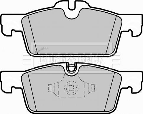 Borg & Beck BBP2298 - Тормозные колодки, дисковые, комплект avtokuzovplus.com.ua