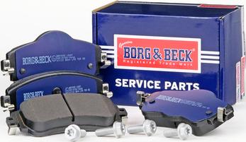 Borg & Beck BBP2302 - Гальмівні колодки, дискові гальма autocars.com.ua