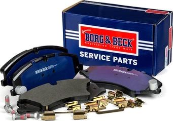 Borg & Beck BBP2306 - Гальмівні колодки, дискові гальма autocars.com.ua