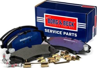 Borg & Beck BBP2306 - Тормозные колодки, дисковые, комплект avtokuzovplus.com.ua