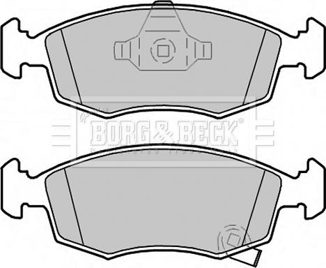 Borg & Beck BBP2322 - Гальмівні колодки, дискові гальма autocars.com.ua