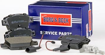 Borg & Beck BBP2325 - Тормозные колодки, дисковые, комплект autodnr.net