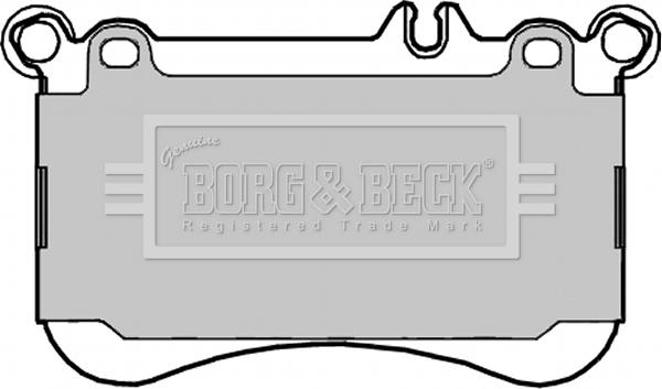 Borg & Beck BBP2331 - Гальмівні колодки, дискові гальма autocars.com.ua