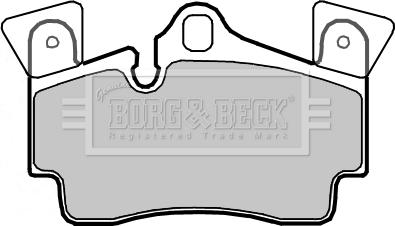 Borg & Beck BBP2352 - Тормозные колодки, дисковые, комплект autodnr.net