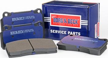 Borg & Beck BBP2358 - Гальмівні колодки, дискові гальма autocars.com.ua
