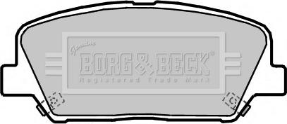 Borg & Beck BBP2364 - Тормозные колодки, дисковые, комплект avtokuzovplus.com.ua