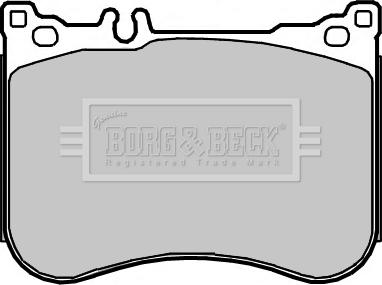 Borg & Beck BBP2375 - Гальмівні колодки, дискові гальма autocars.com.ua