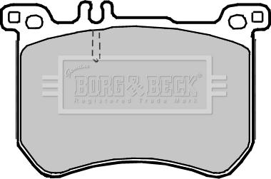 Borg & Beck BBP2378 - Гальмівні колодки, дискові гальма autocars.com.ua
