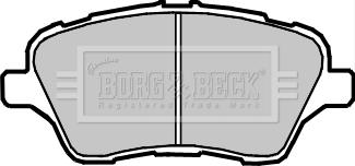 Borg & Beck BBP2379 - Тормозные колодки, дисковые, комплект avtokuzovplus.com.ua