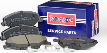 Borg & Beck BBP2380 - Гальмівні колодки, дискові гальма autocars.com.ua