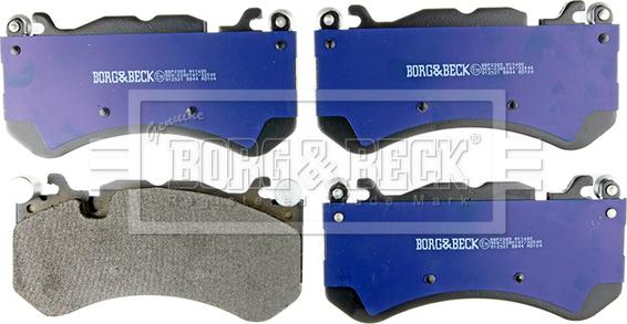 Borg & Beck BBP2385 - Тормозные колодки, дисковые, комплект autodnr.net