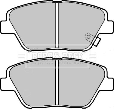 Herth+Buss Elparts J3600314 - Тормозные колодки, дисковые, комплект avtokuzovplus.com.ua