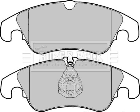 Borg & Beck BBP2392 - Гальмівні колодки, дискові гальма autocars.com.ua