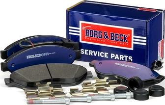 Borg & Beck BBP2393 - Тормозные колодки, дисковые, комплект autodnr.net