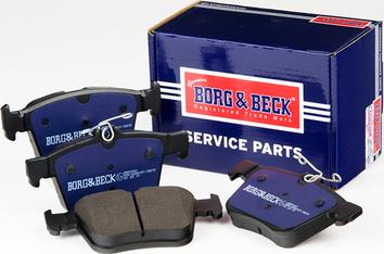 Borg & Beck BBP2401 - Гальмівні колодки, дискові гальма autocars.com.ua