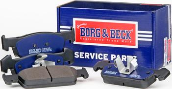 Borg & Beck BBP2408 - Гальмівні колодки, дискові гальма autocars.com.ua