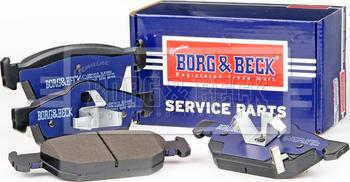 Borg & Beck BBP2413 - Гальмівні колодки, дискові гальма autocars.com.ua