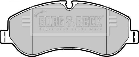 Borg & Beck BBP2414 - Тормозные колодки, дисковые, комплект avtokuzovplus.com.ua