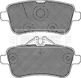 Borg & Beck BBP2419 - Гальмівні колодки, дискові гальма autocars.com.ua