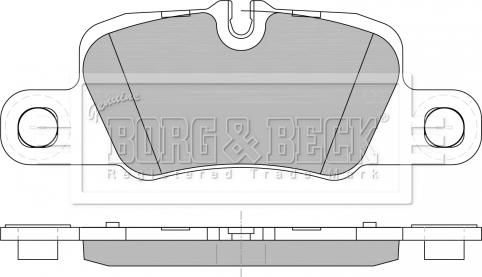 Borg & Beck BBP2427 - Гальмівні колодки, дискові гальма autocars.com.ua