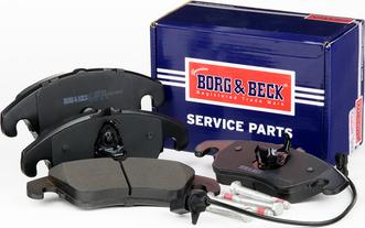 Borg & Beck BBP2429 - Гальмівні колодки, дискові гальма autocars.com.ua