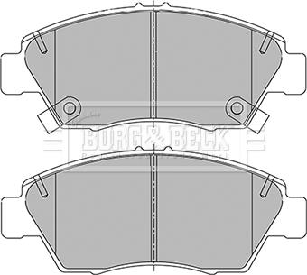 Borg & Beck BBP2432 - Гальмівні колодки, дискові гальма autocars.com.ua