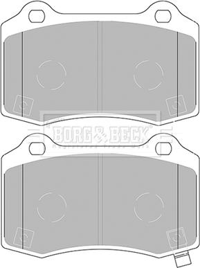 Borg & Beck BBP2433 - Гальмівні колодки, дискові гальма autocars.com.ua