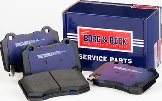 Borg & Beck BBP2433 - Тормозные колодки, дисковые, комплект autodnr.net